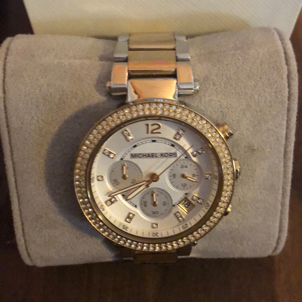 Michael Kors two tone watch
